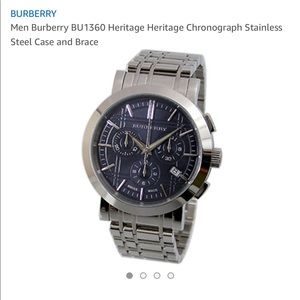 Men’s Burberry Silver Tone BU1360 Watch